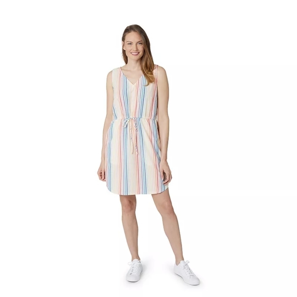 Eddie Bauer Rainbow Spindrift Tank Dress Size Medium